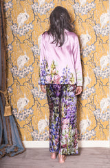 Silk Dreams Hummingbird Pyjama Shirt Back