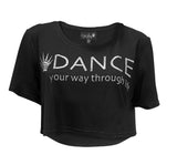 'DANCE' Sparkling Cropped T-shirt