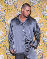 Mens Silk Pyjama Set